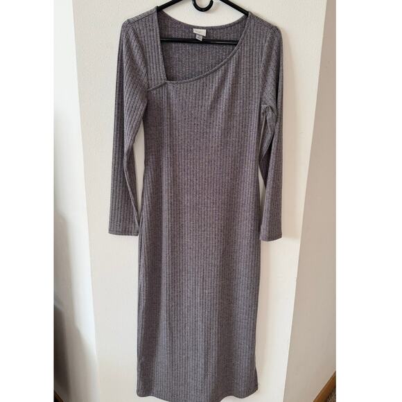 A New Day Ribbed Knit Midi Dress – Size Medium - Picture 1 of 2